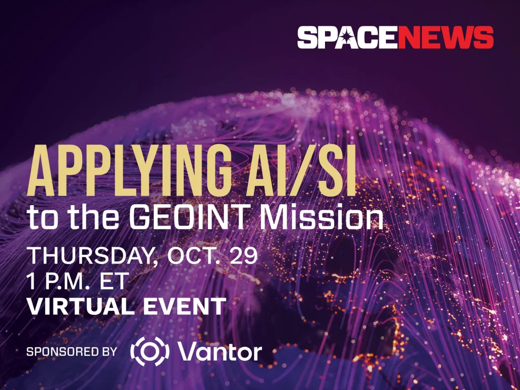 Oct. 29: Applying AI/SI to the GEOINT Mission