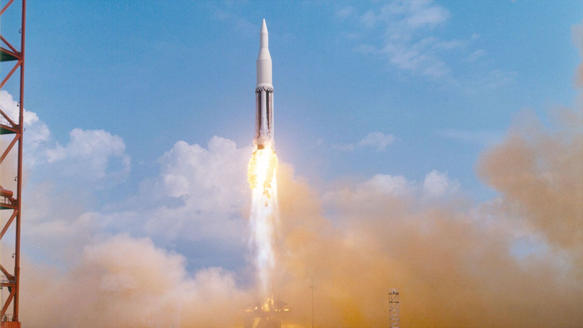 On this day in space! Oct. 27, 1961: NASA launches Saturn I rocket on 1st test flight from Florida to set stage for the